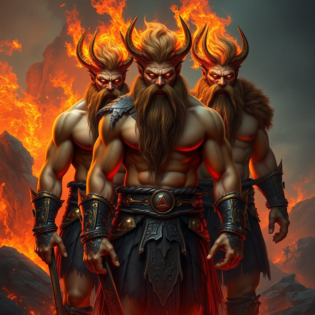 Azer Fire Kin: Fantasy Concept Art