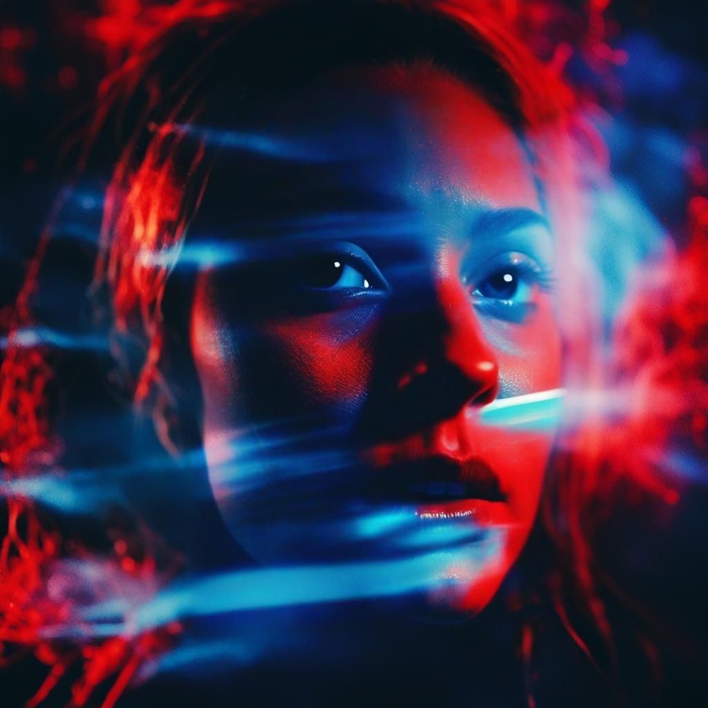 Experimental Night Photography with Light Leak Effects