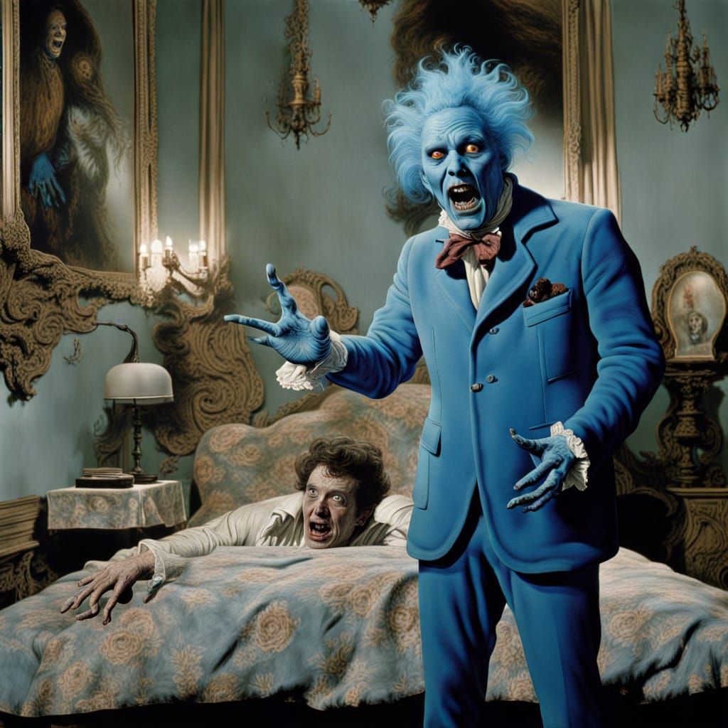 Euro Horror Scene [circa 1982]: Brunette Screaming John Lydo...