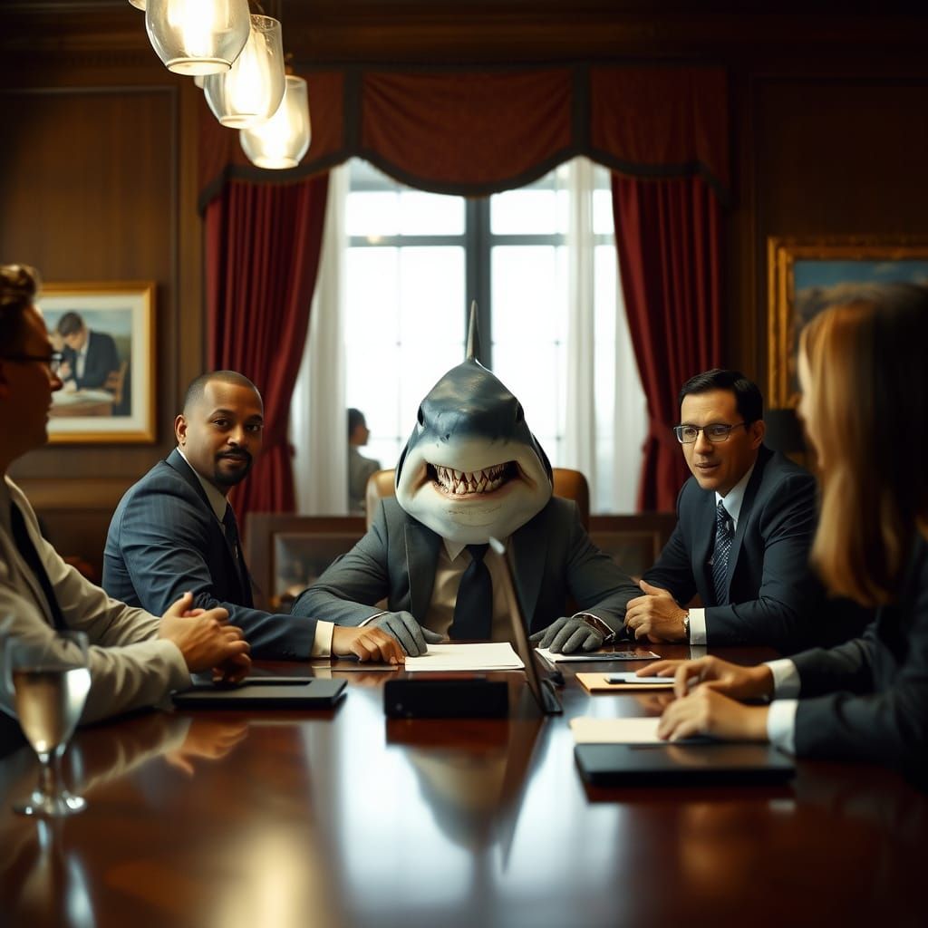 Shark Lawyer Closes Deal At Business Table