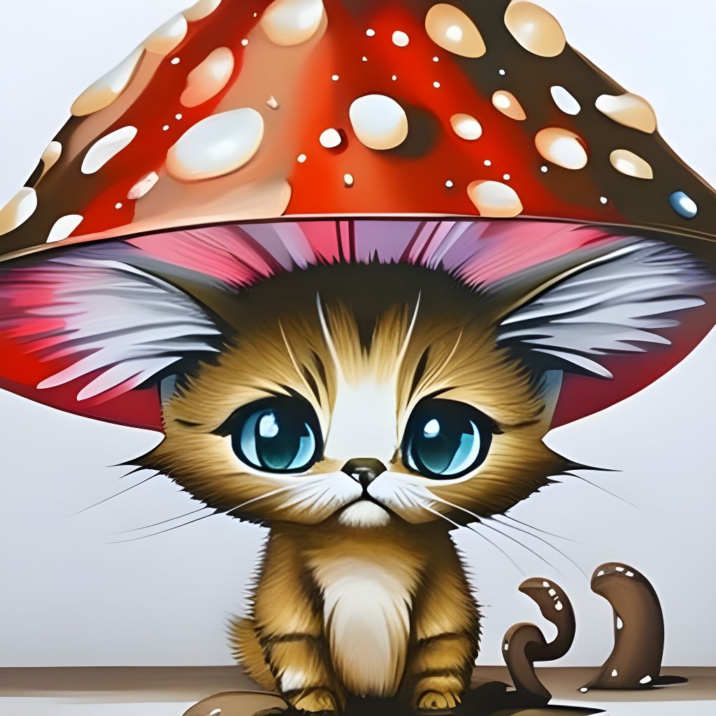 Mushroom cat