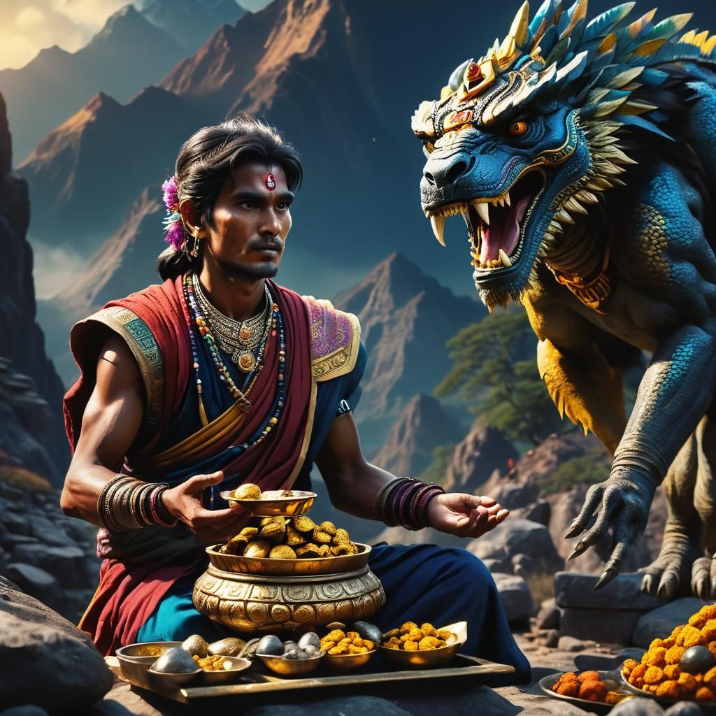 Mystical Almsgiver: Subhuti's Dramatic Moment