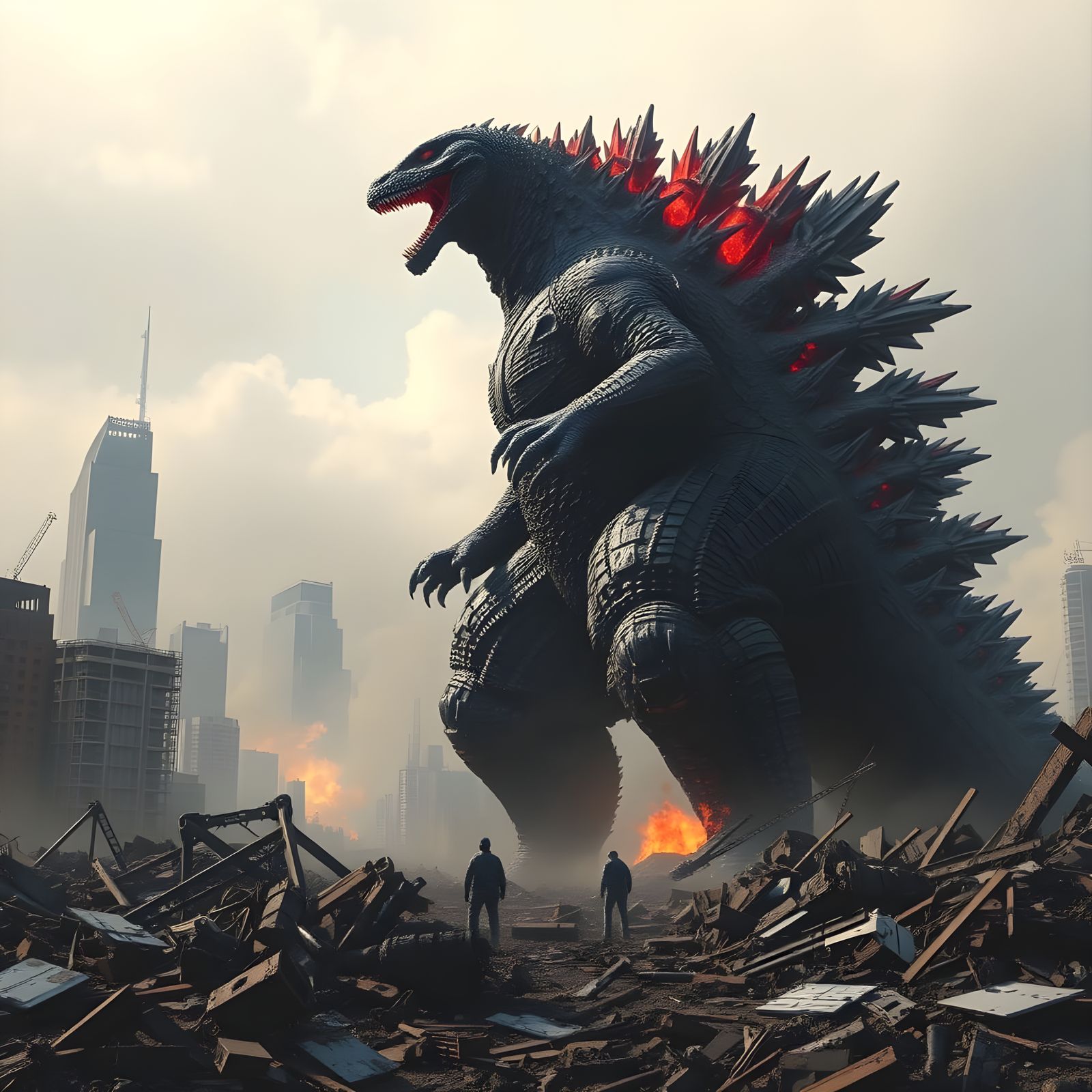 Mighty Monster Emerging from the Depths