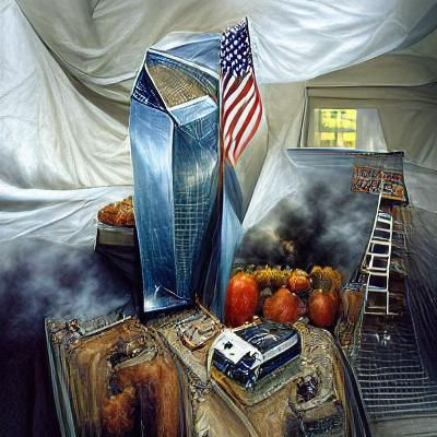 AI-Generated Image of September 11, 2001