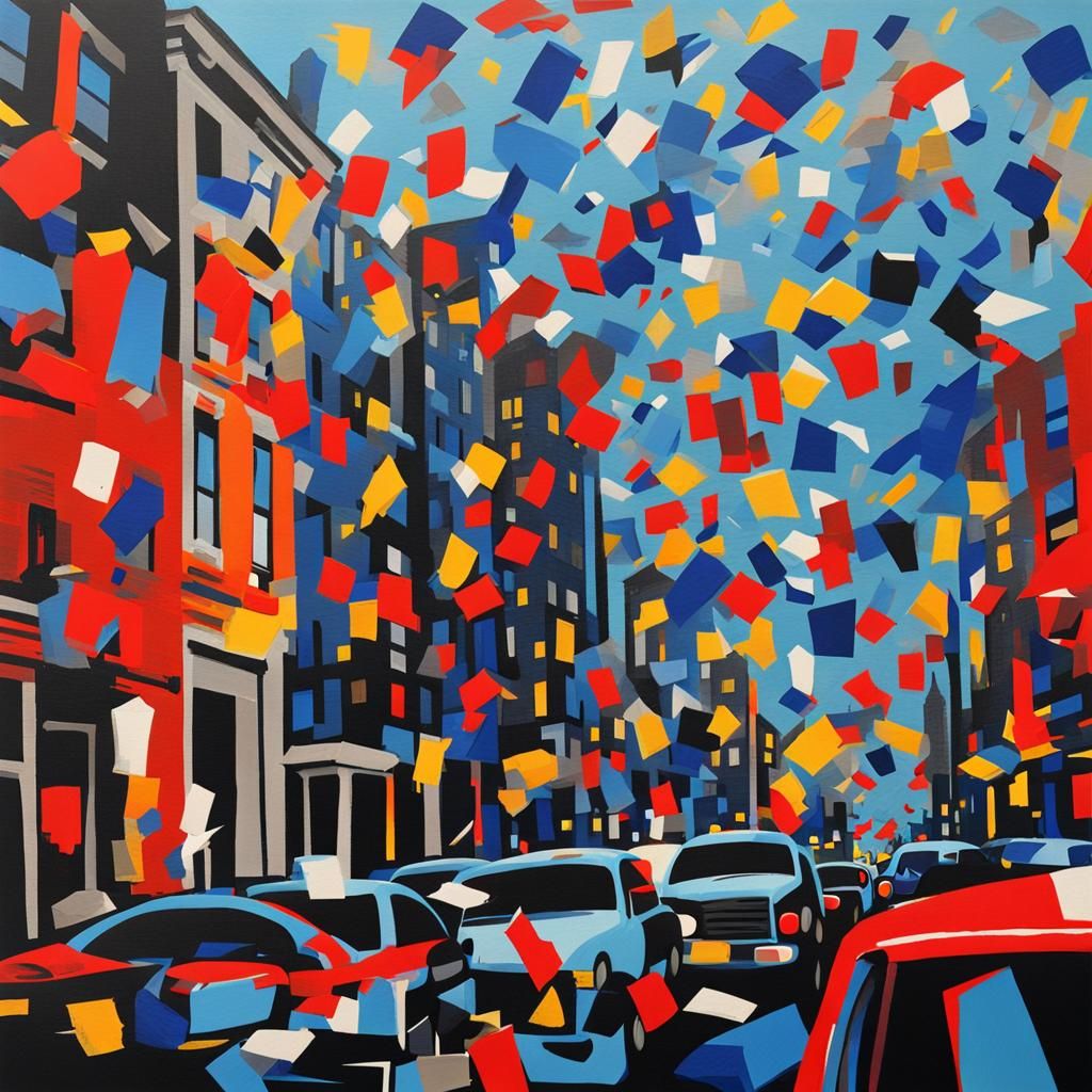 USAgent Shield Throw, Abstract Art in NYC