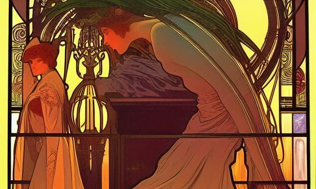 Faepunk Temple of Sound in Golden Hour Light