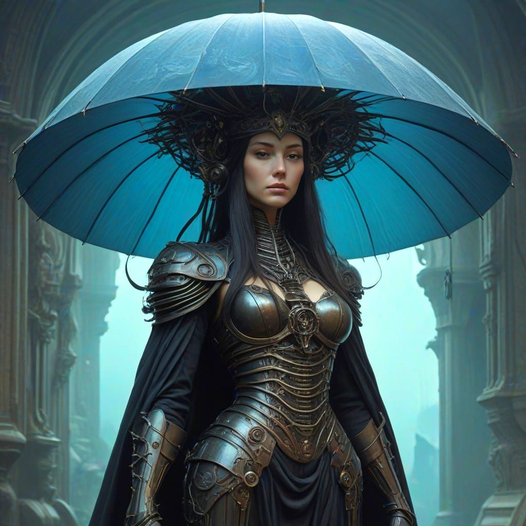 Dark Fantasy Umbrella Cyborg v2