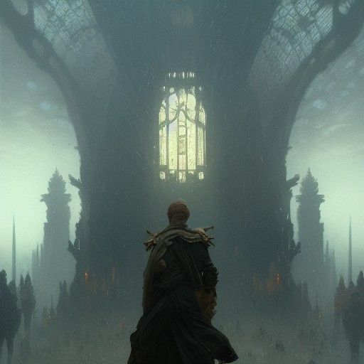 Dark Fantasy King in Unreal Engine Style