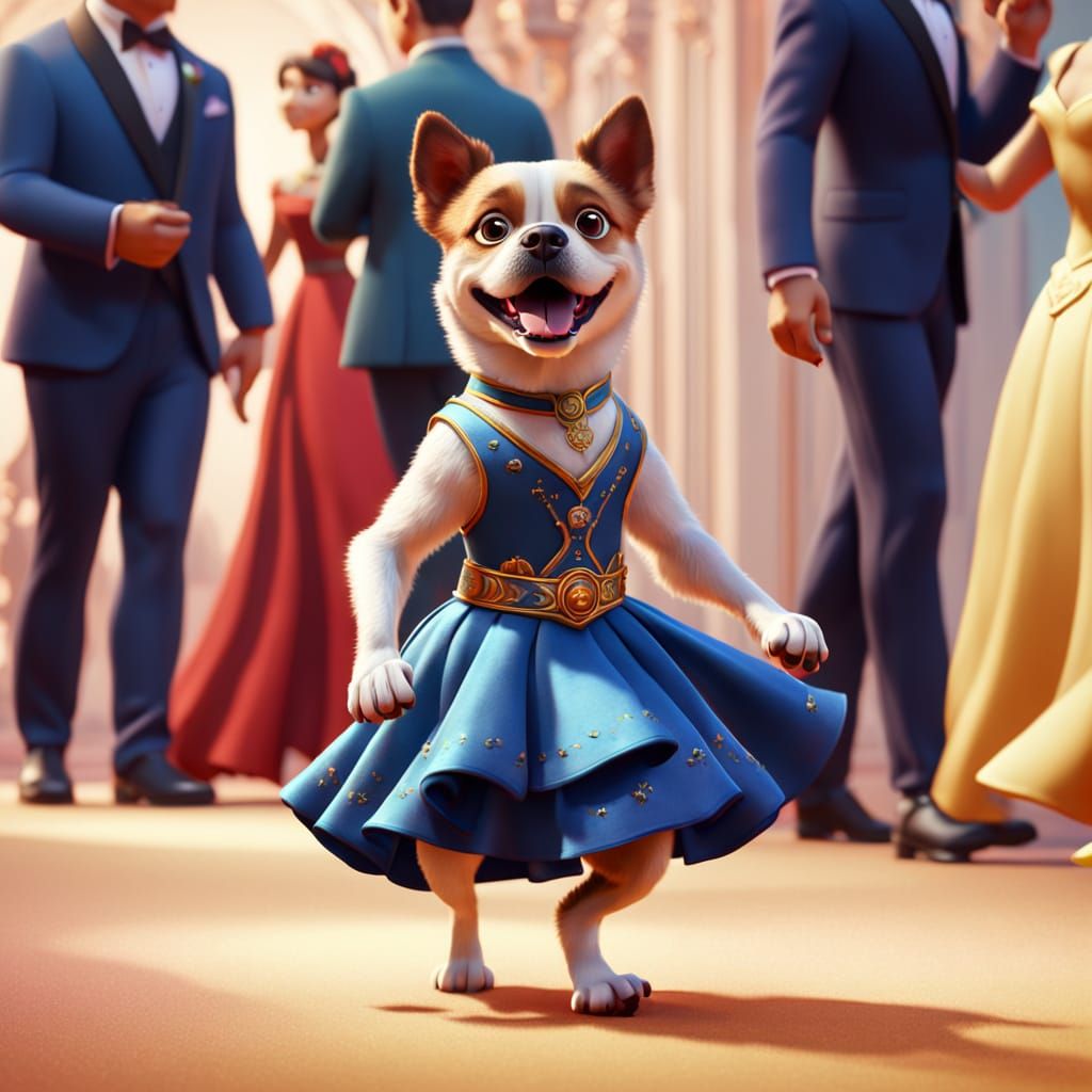 Cinematic Canine Red Carpet Debut in 4K