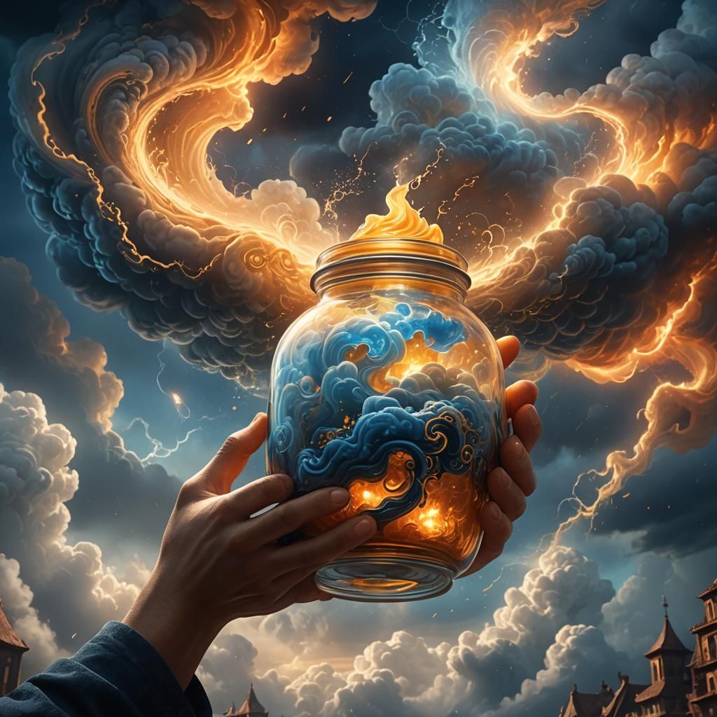 Storm Cloud in a Jar: Fantasy Concept Art