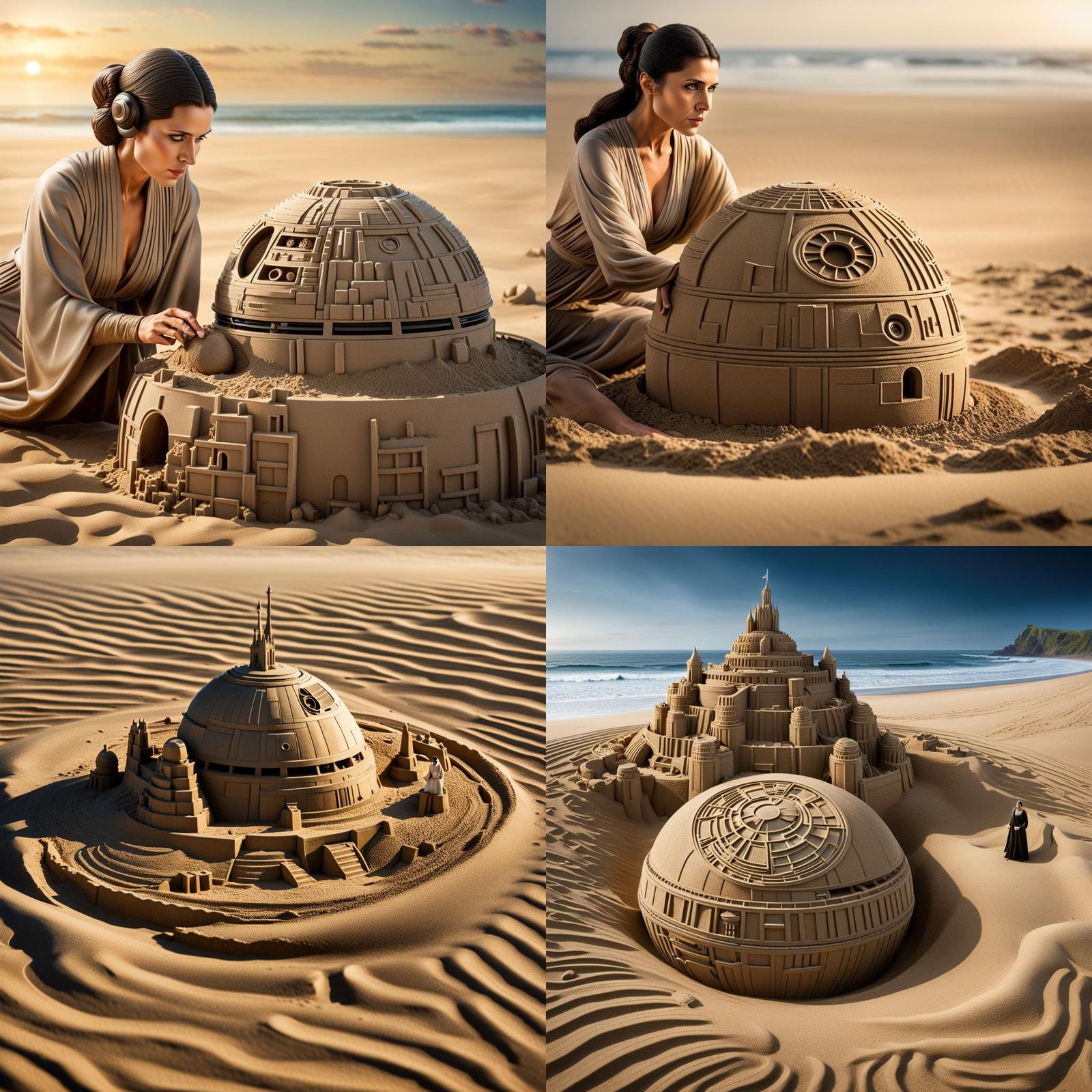 Building Star Wars Sandcastles