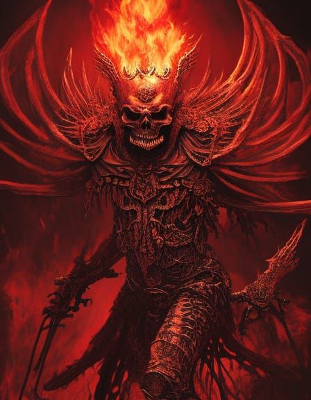 Bloodflame Skeleton Knight