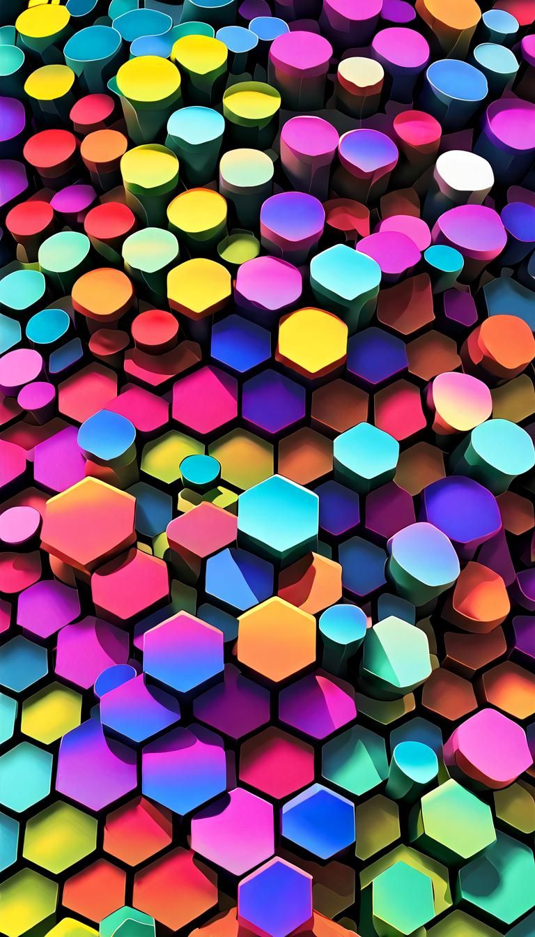 Neon Atomic Deposition in Hexagonal Crystalline Formation