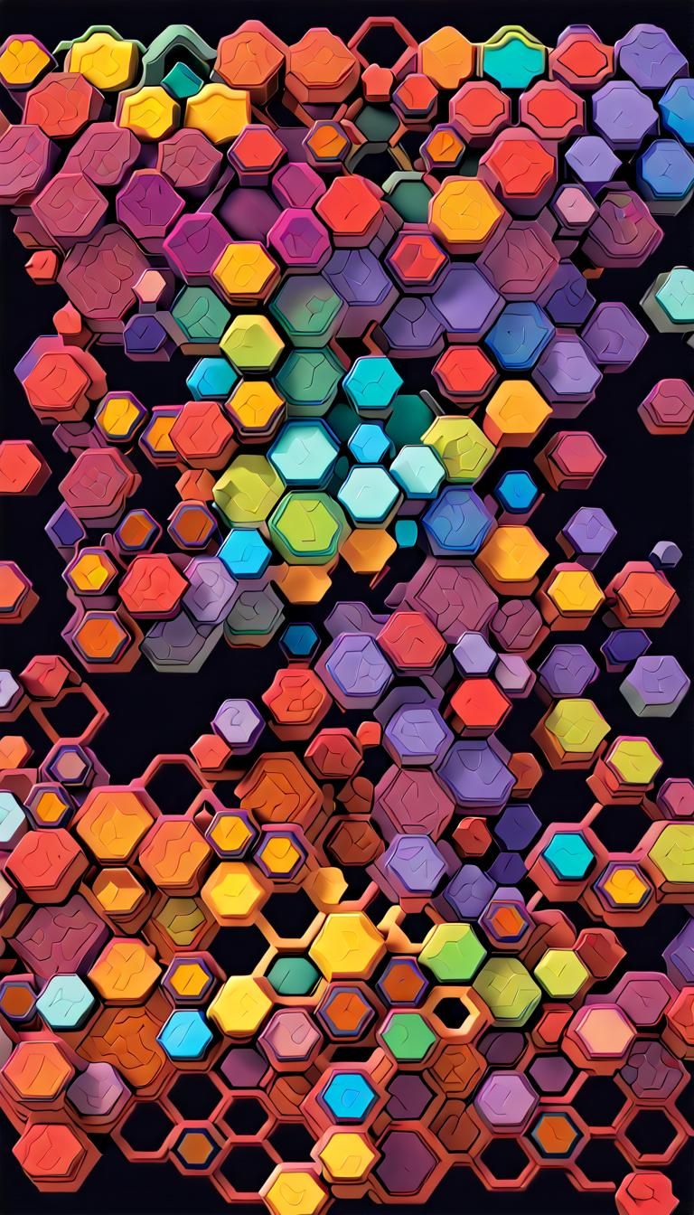 Neon 3D Atomic Deposition in Hexagonal Crystalline Form