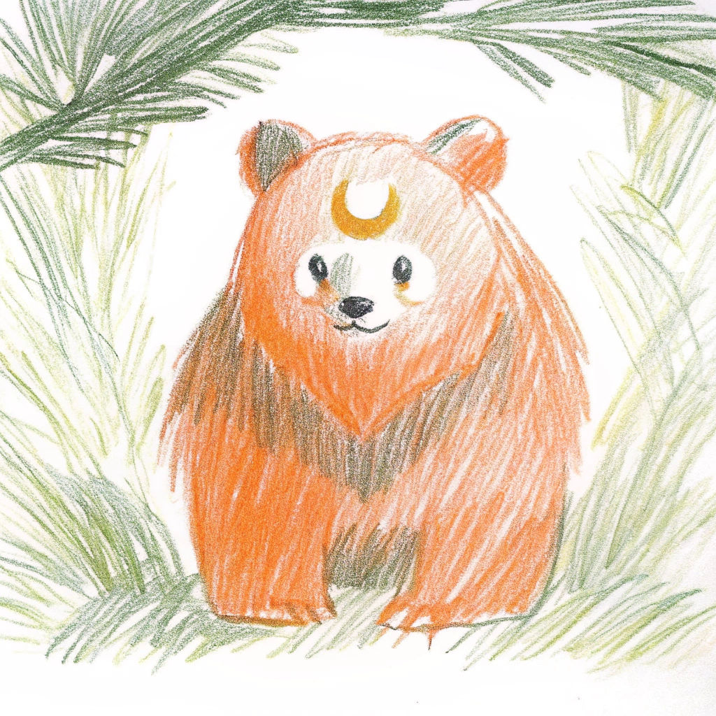 Ursaluna Pokémon Digital Art