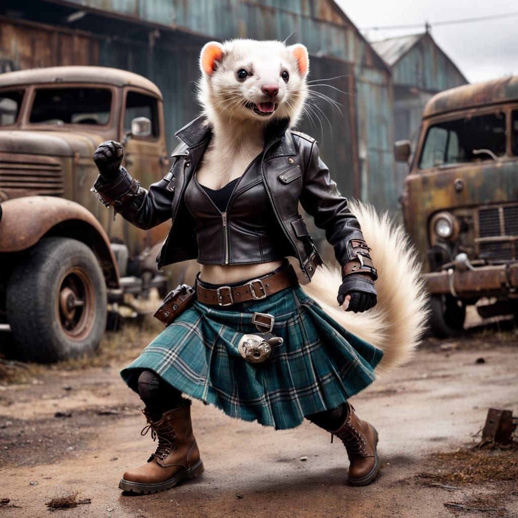 Rock n Roll Ferret Chic