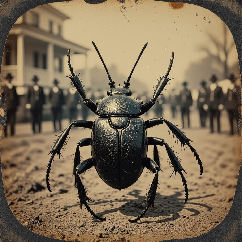 The Tick in Civil War: Daguerreotype Portrait