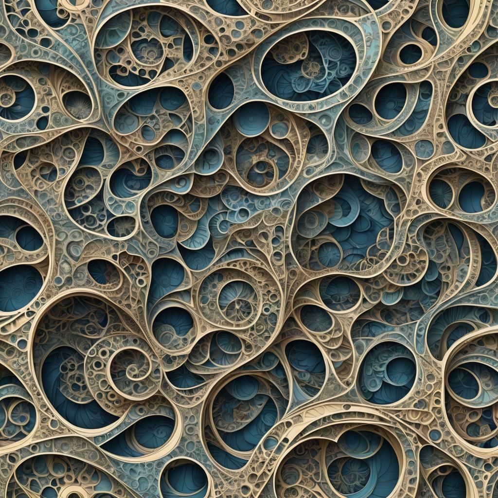 Intertwined Worlds of Consciousness in Fractal Art