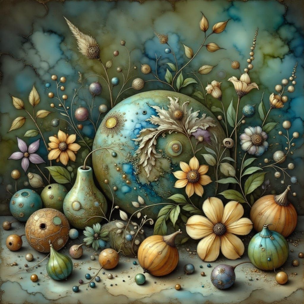 Sage's Earthy Still Life