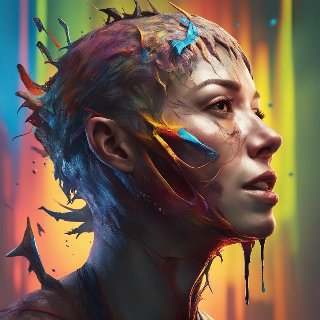 Hyperrealistic Mimic Concept Art in Splash Art Style