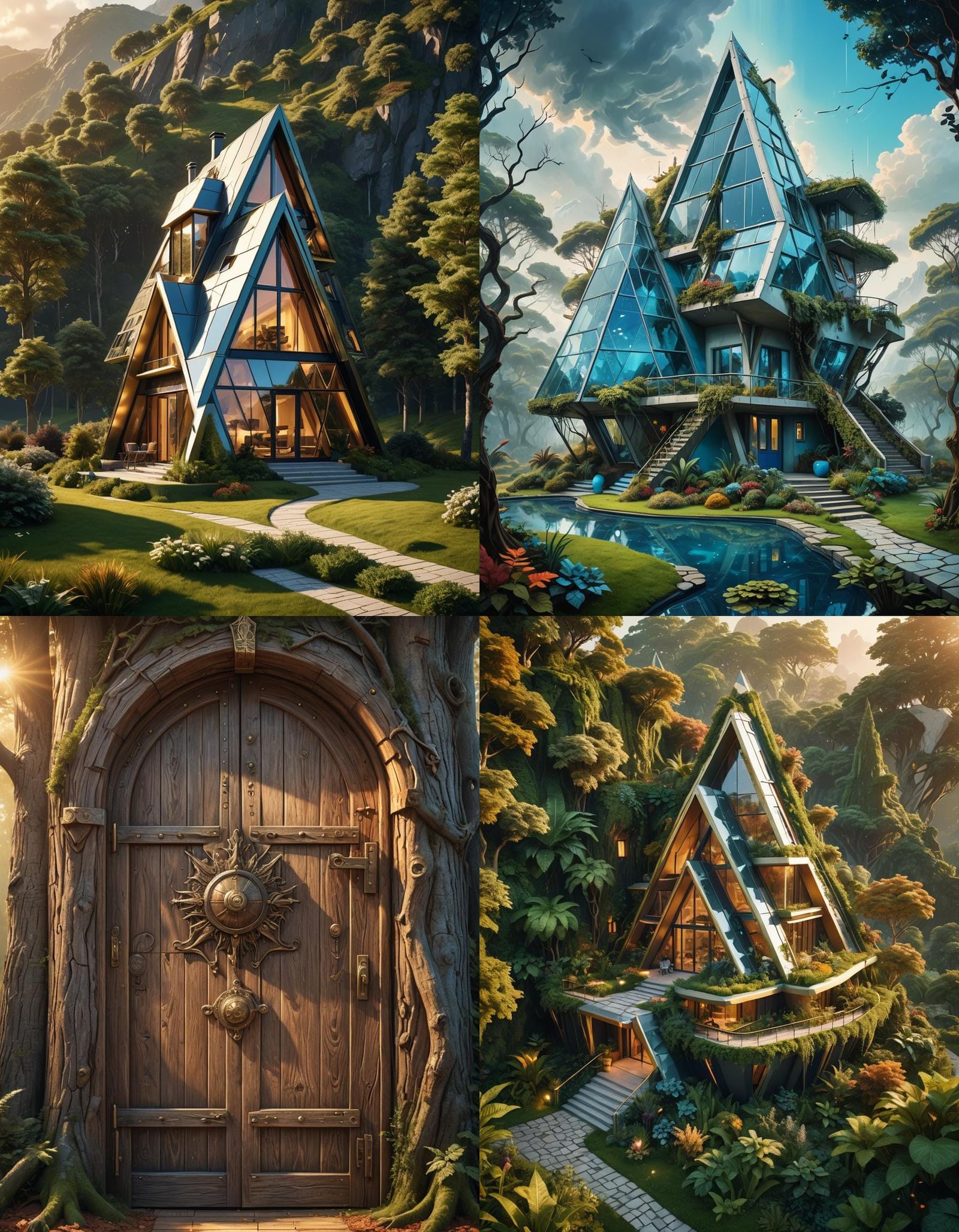 Futuristic Country Estate in Narnian Style