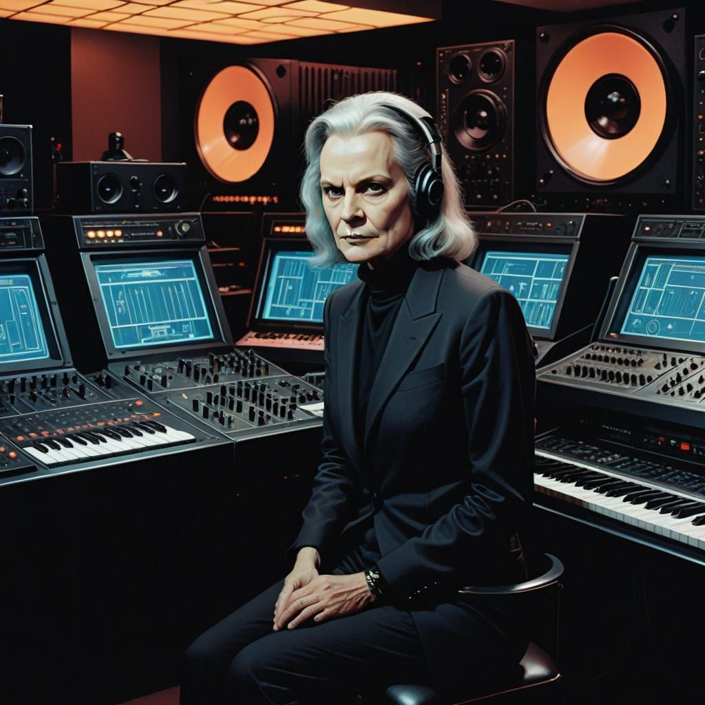 Synth-Pop Legends Unite in Retro-Futuristic Recording Studio