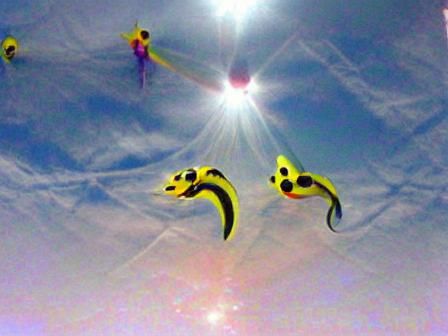 Solar Plexus Clown Gliders: Whimsical Energy