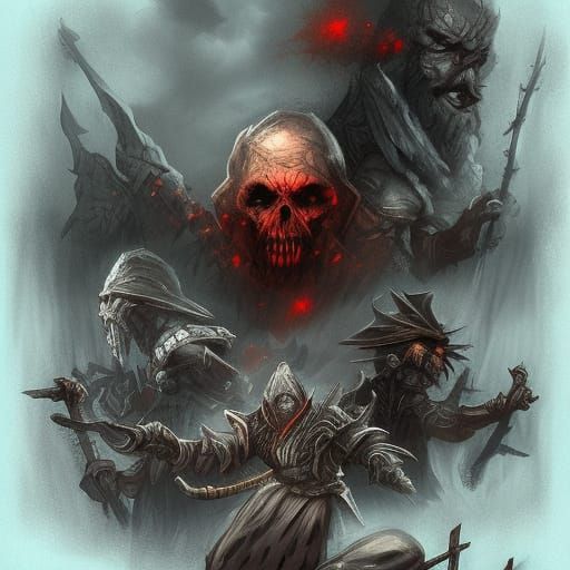 Darkest Dungeon Inspired Matte Painting