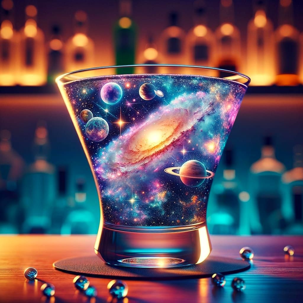 Cosmic Cocktail: A Universe in a Martini Glass