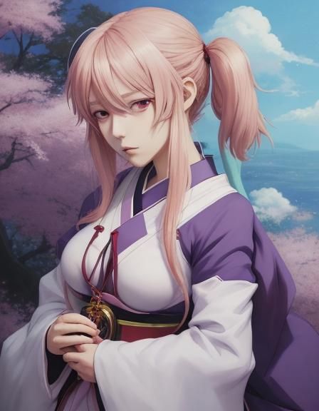 Anime Character in Japanese Manga Style