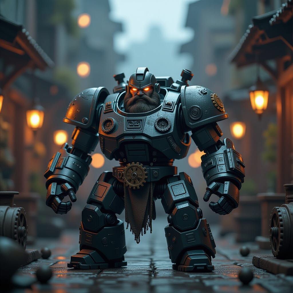 Ironhide as Dwarf Artificer in D&D, Cinematic Still