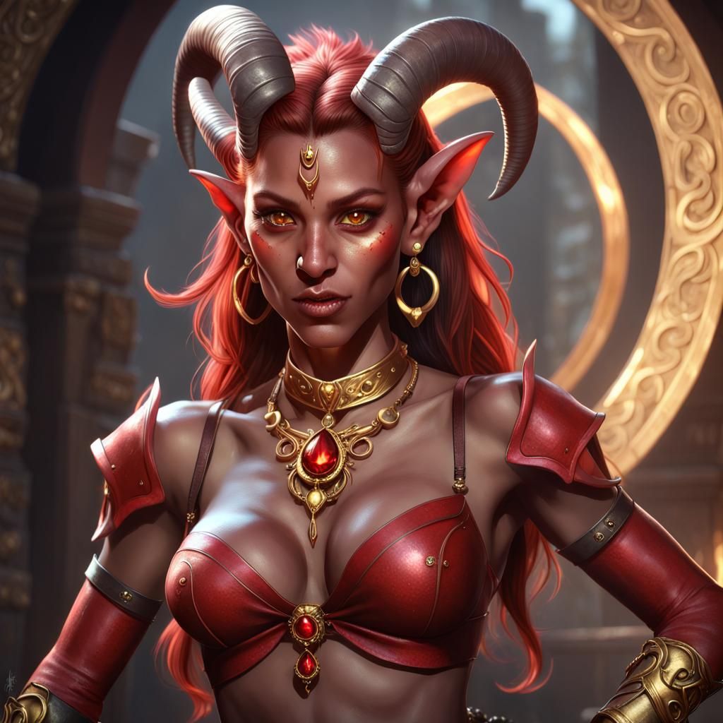 Female Tiefling
