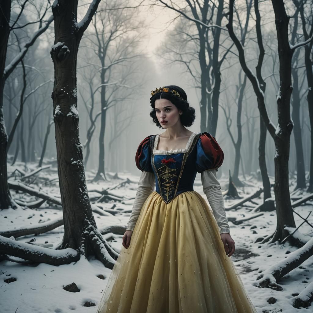 Cinematic Snow White Film Still