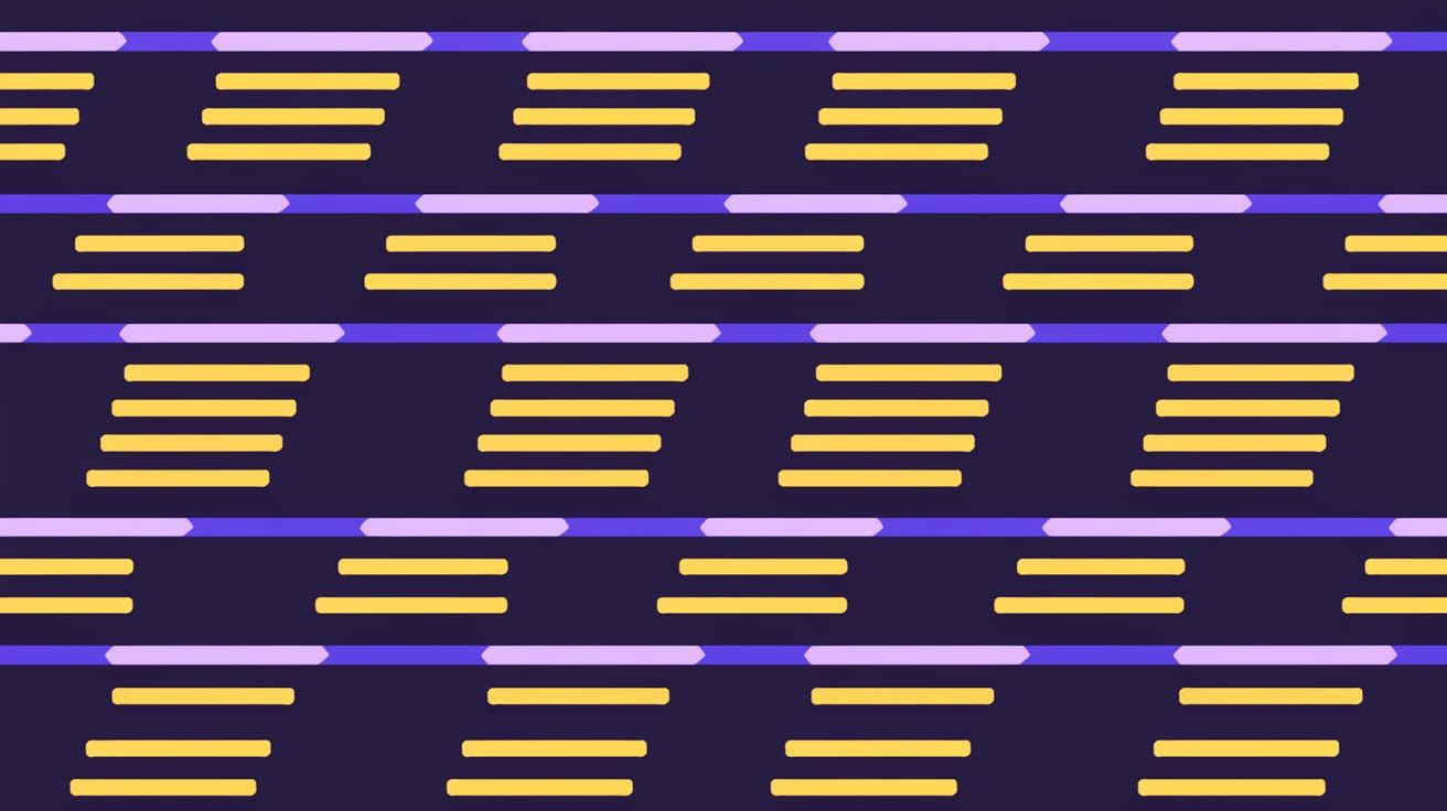 Autostereogram Art: Optical Illusion with Repeating Icons