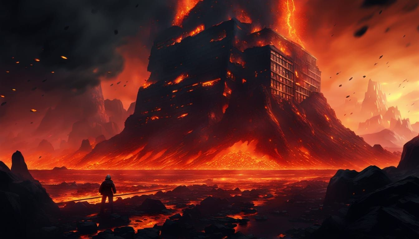 City and Lava