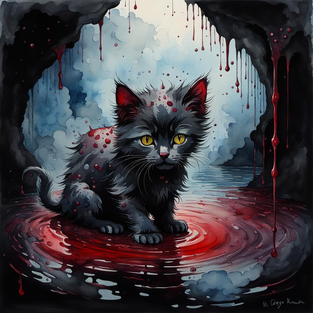 Blood kitten