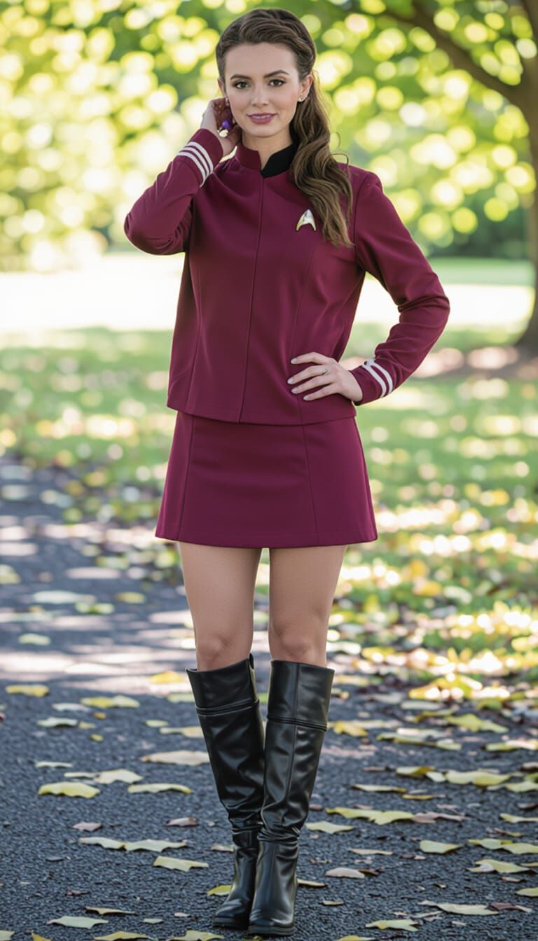 Star Trek Nurse Loxy in Pastel Medical Uniform