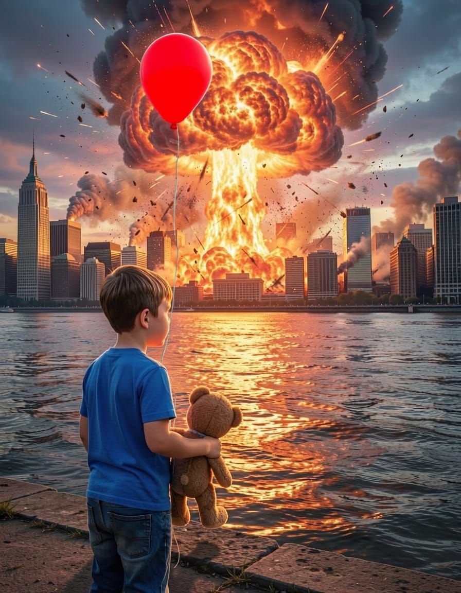Boy Watches Nuclear Blast Over Hudson River