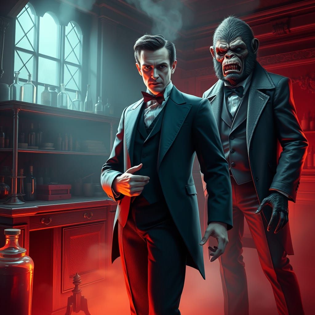 Jekyll to Hyde Transformation in Dramatic 3D Rendering