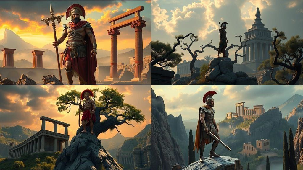 Ancient Greece Fantasy Concept Art in 8k Resolution