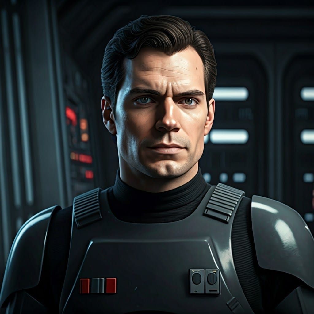 Henry Cavill as Stormtrooper Captain in Star Wars