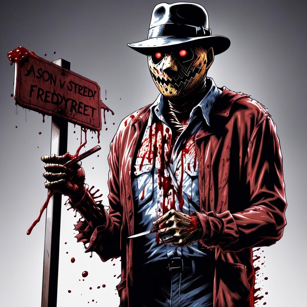 Humorous Horror Showdown: Jason vs. Freddy on Elm Street