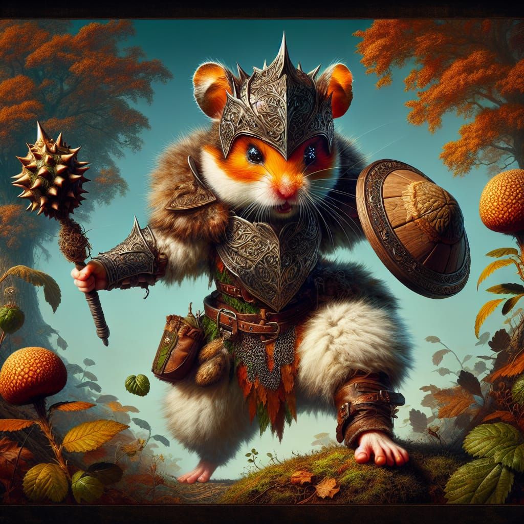 hamster warrior