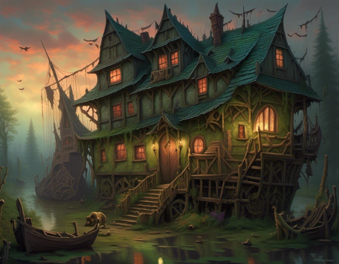 swamp witch shack