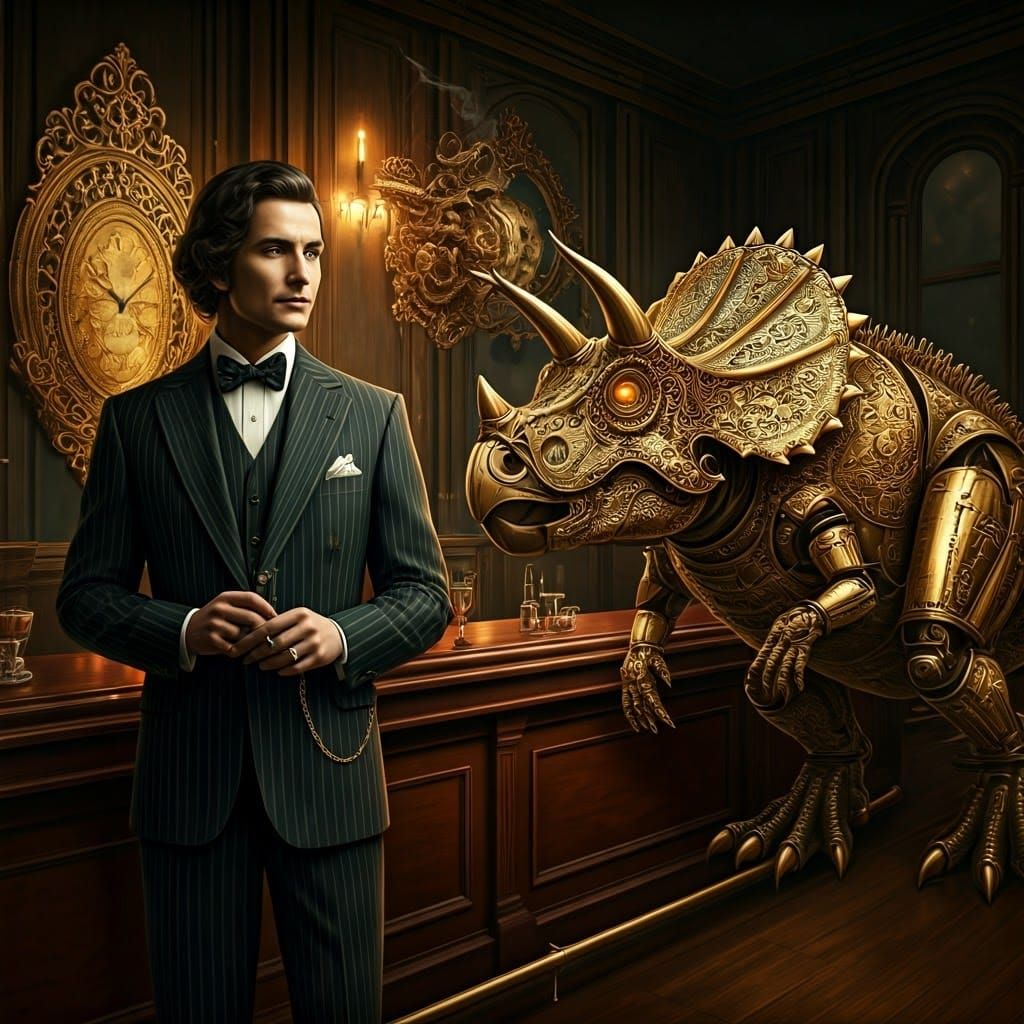 1920s Speakeasy in Art Deco Splendor