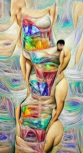 Abstract Watercolor: Gender Dysphoria Expression