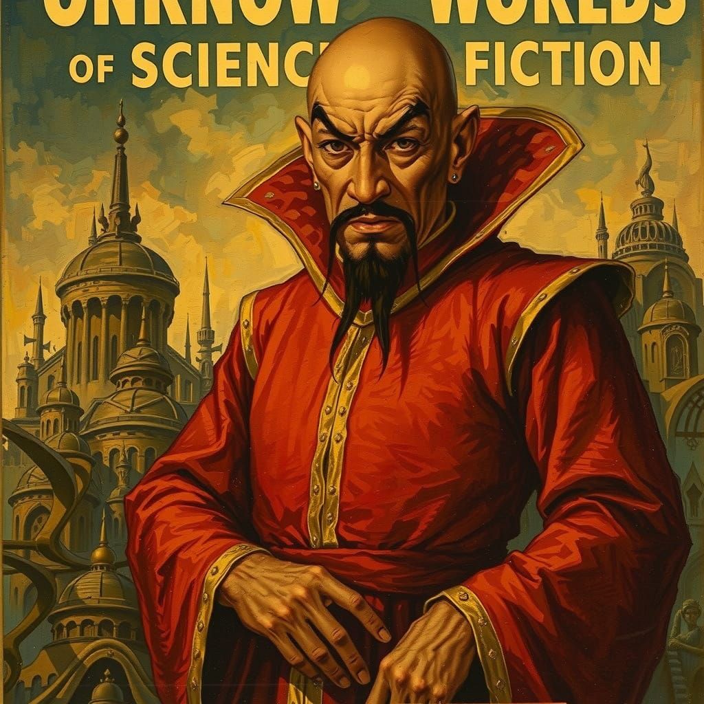 Ming the Merciless: Epic Sci-Fi Pulp Cover Art