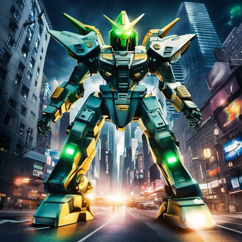 Mecha in new York city