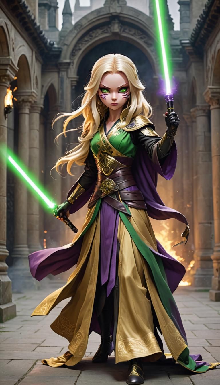 Twin Saber Jedi Princess