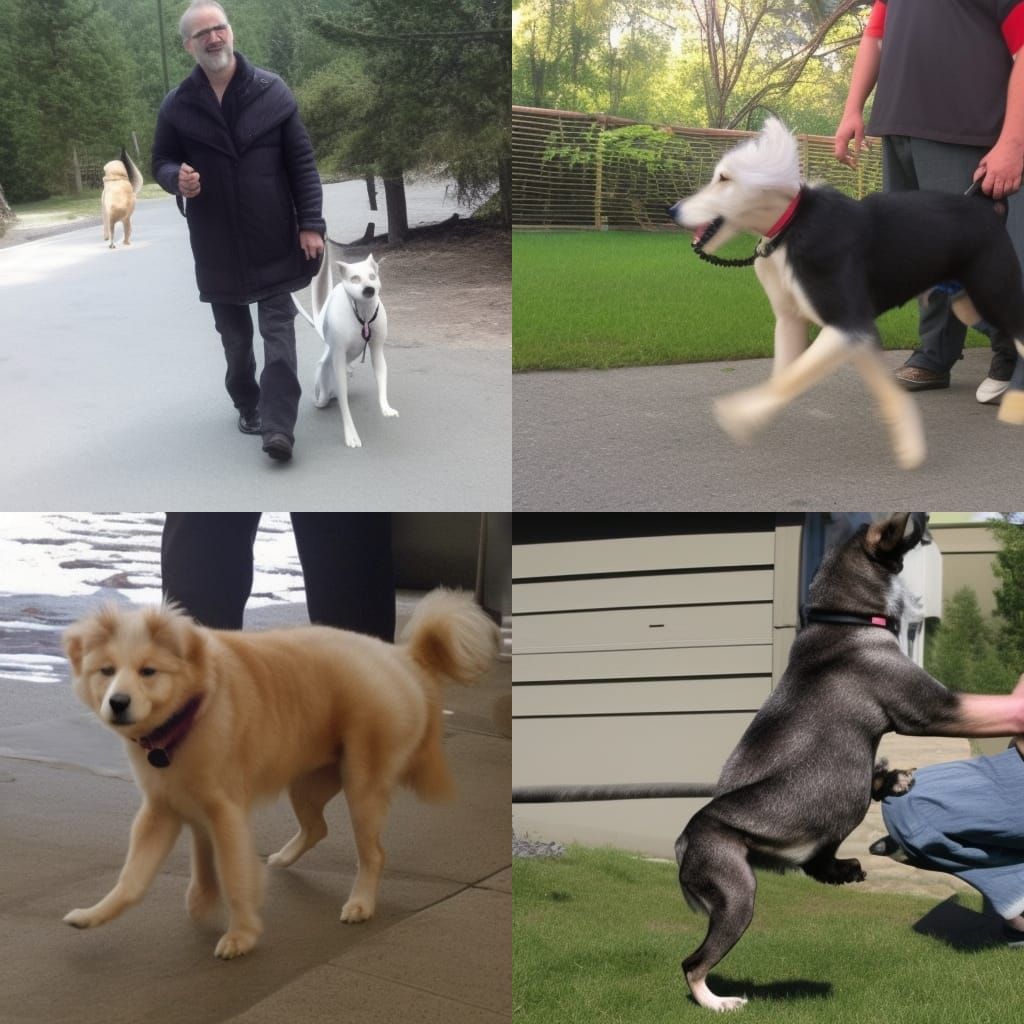 My buddy Jozef meets a highly evolved dog, so evolved that it is fully sentient, walks on two legs and comes from a adva...